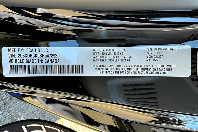 New 2025 Dodge Charger Daytona R/T w/ Quick Order Package 25M R/T AWD/4WD image 12