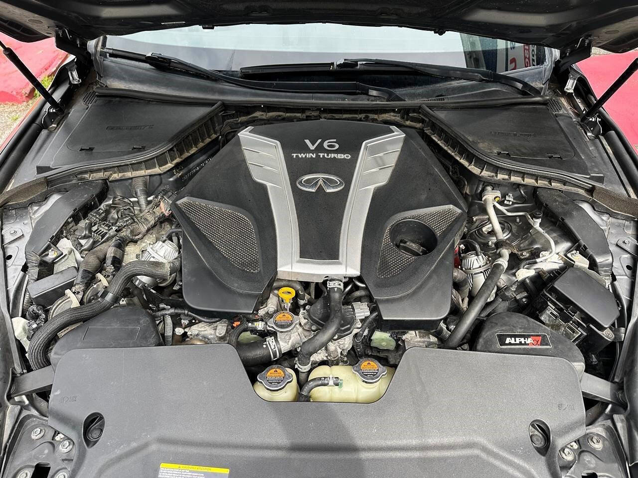 Used 2017 INFINITI Q50 Red Sport 400 image 13