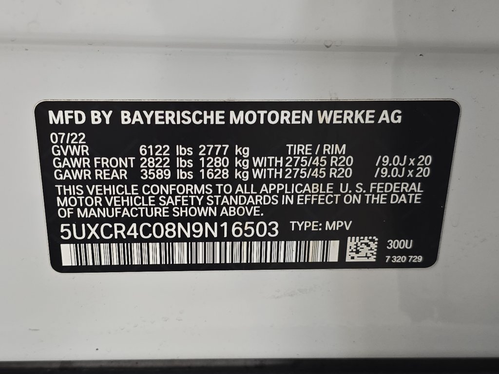Certified 2022 BMW X5 sDrive40i RWD image 34