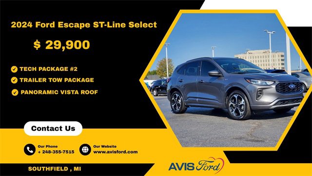 Used 2024 Ford Escape ST-Line Select w/ Tech Pack #2