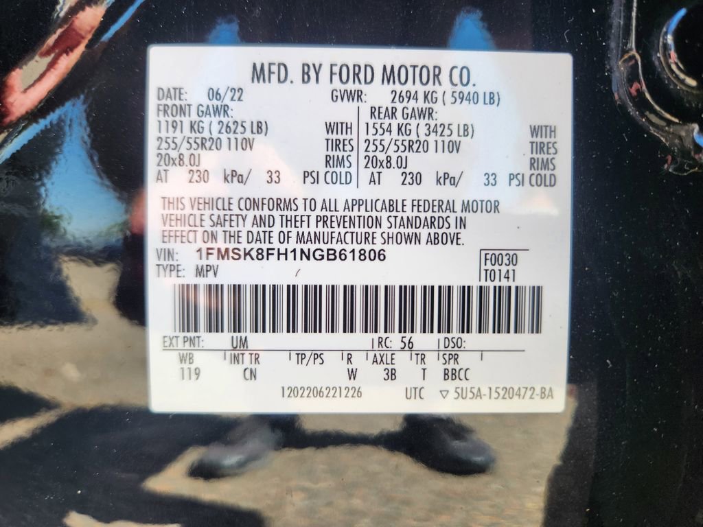 Used 2022 Ford Explorer Limited w/ Equipment Group 301A image 31