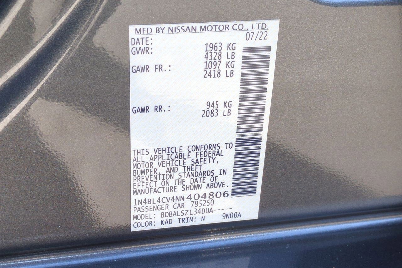 Certified 2022 Nissan Altima 2.5 SR image 27