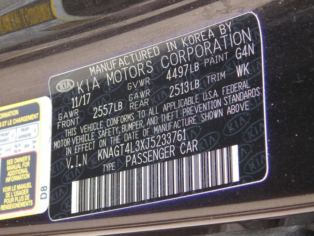 Used 2018 Kia Optima LX image 22