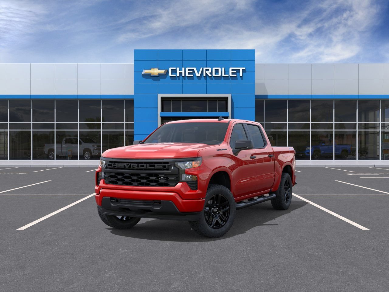 New 2026 Chevrolet Silverado 1500 Custom w/ Turbomax Blackout Package AWD/4WD image 9