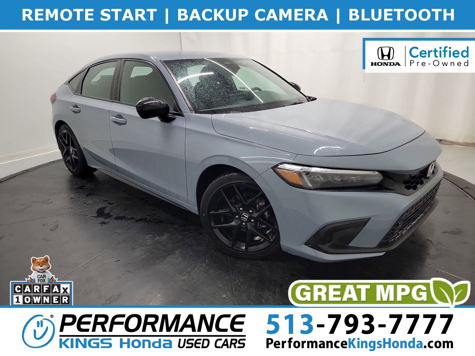 Certified 2023 Honda Civic Sport