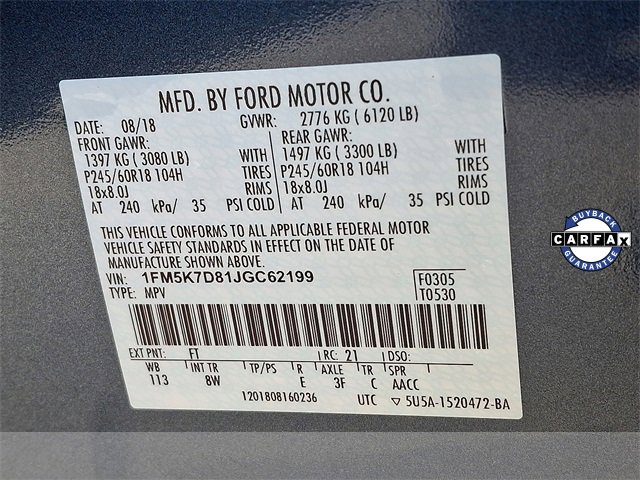 Used 2018 Ford Explorer XLT w/ Equipment Group 201A image 25