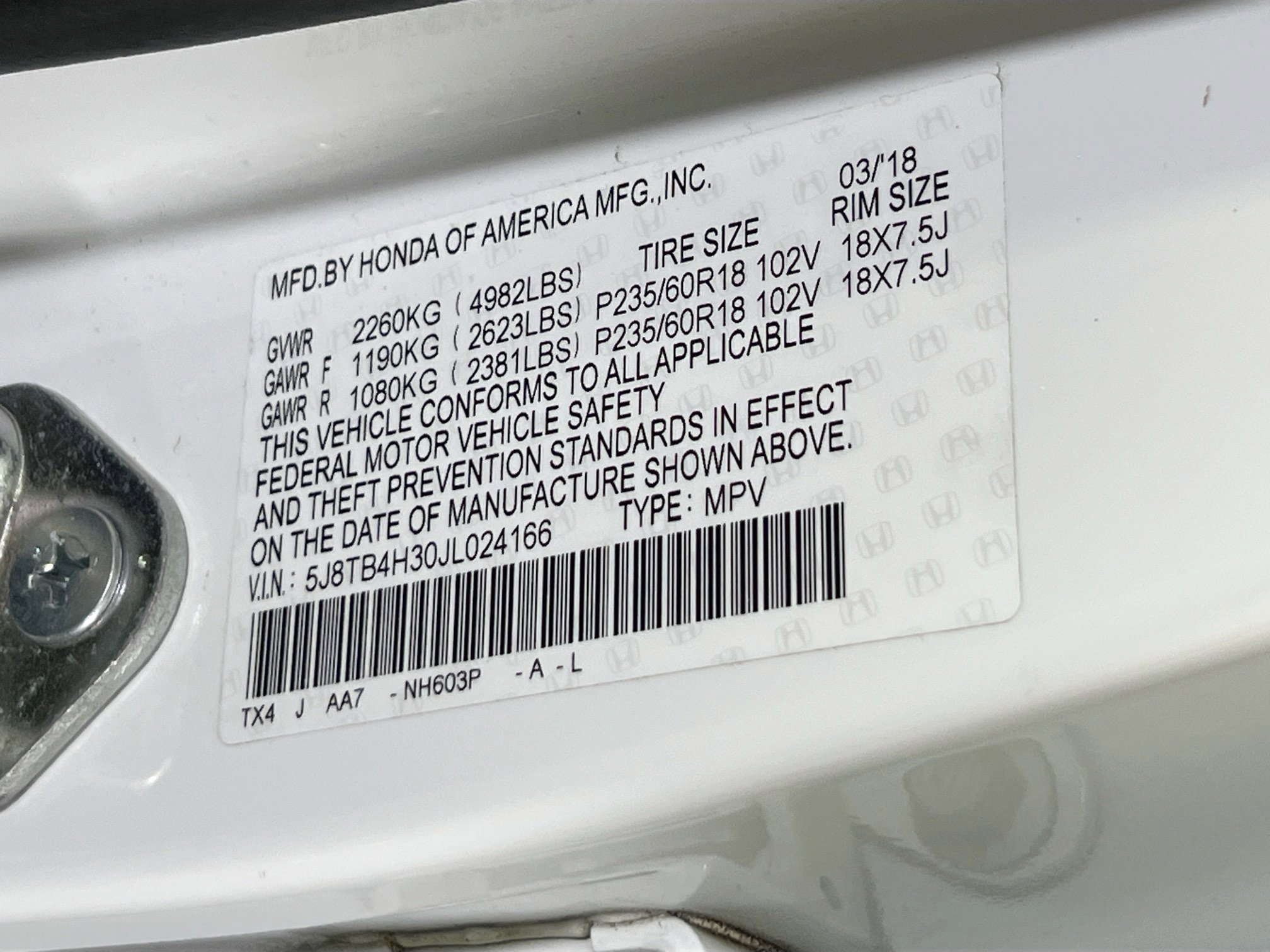 Used 2018 Acura RDX AWD image 31