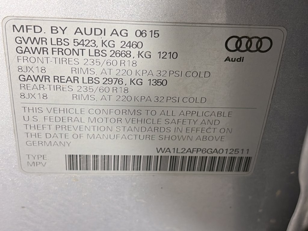 Used 2016 Audi Q5 2.0T Premium Plus w/ Premium Plus Package AWD/4WD image 9