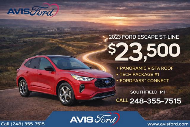 Used 2023 Ford Escape ST-Line w/ Tech Pack #1