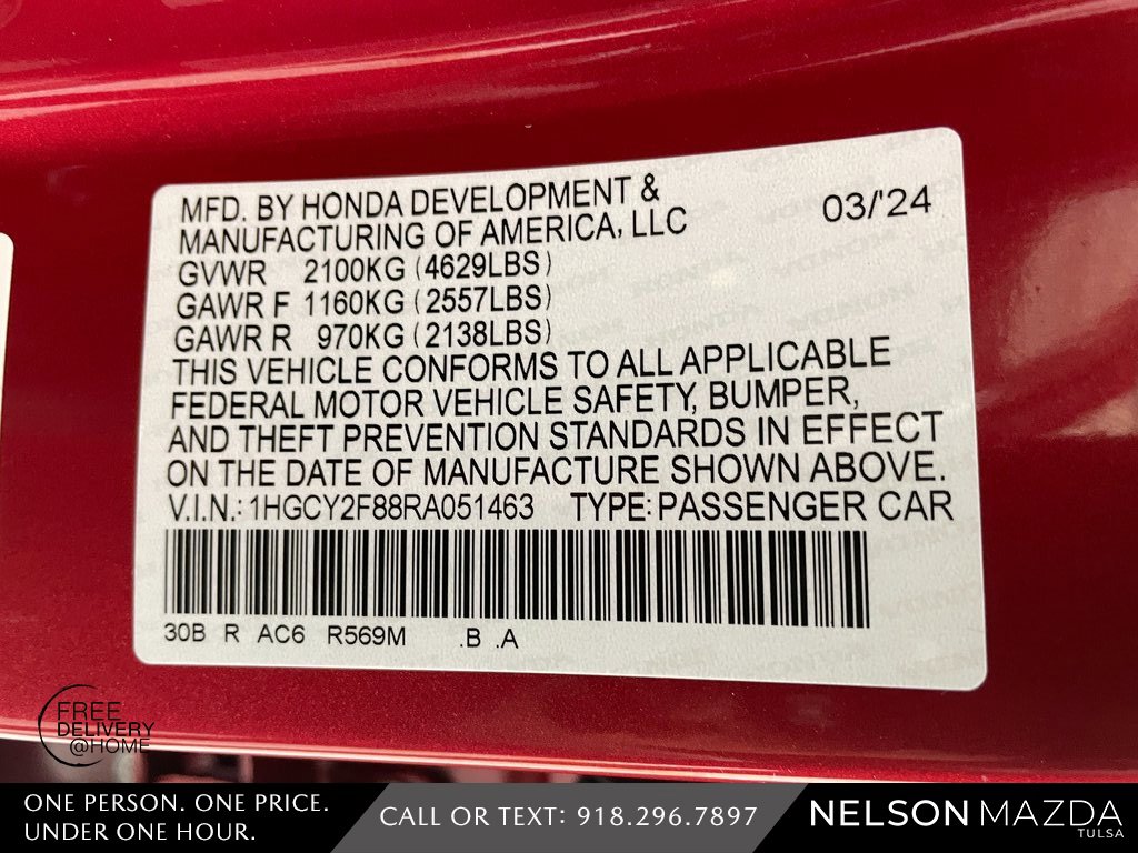 Used 2024 Honda Accord Touring image 54