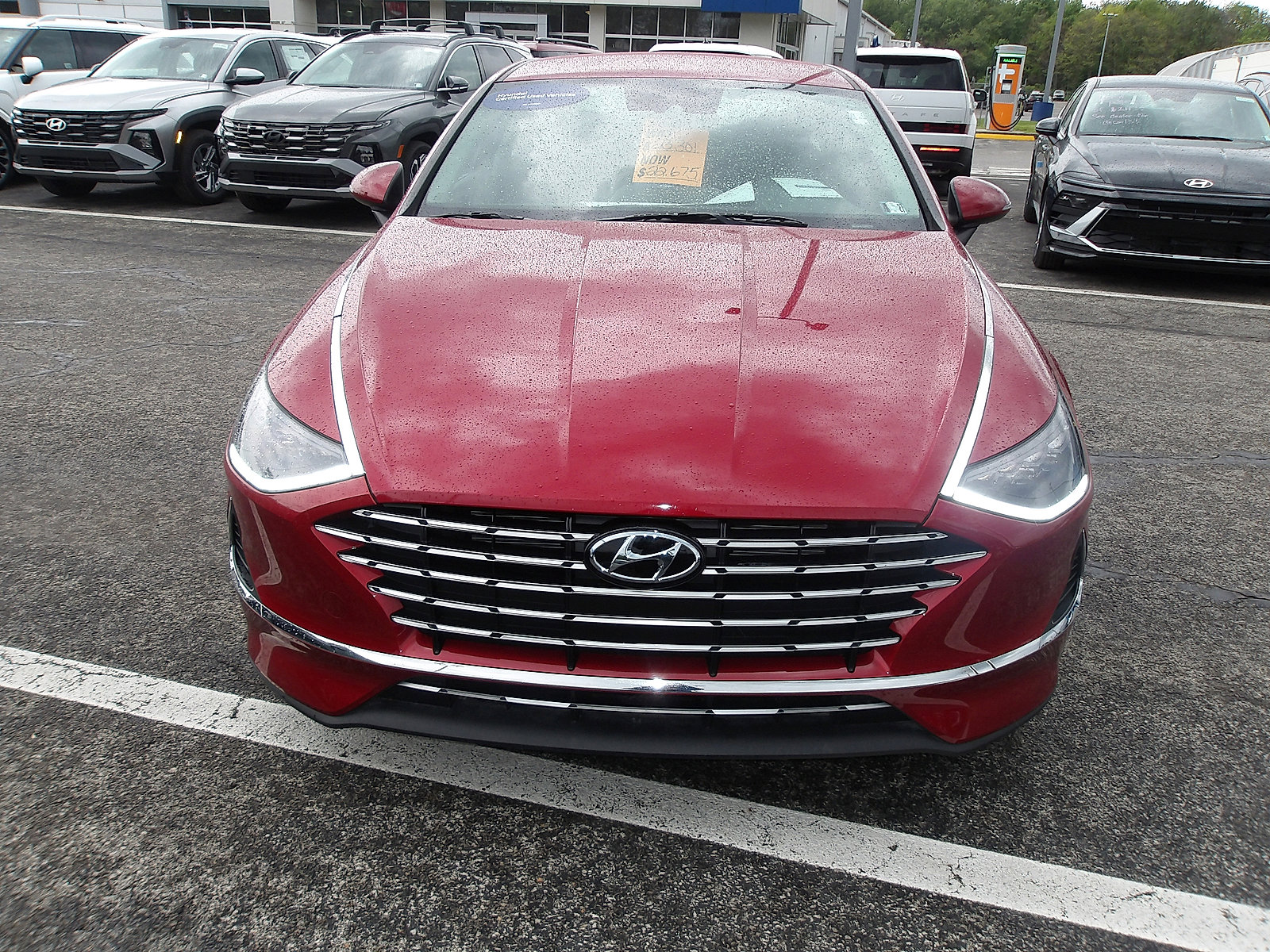 Certified 2023 Hyundai Sonata Blue w/ Cargo Package FWD image 2
