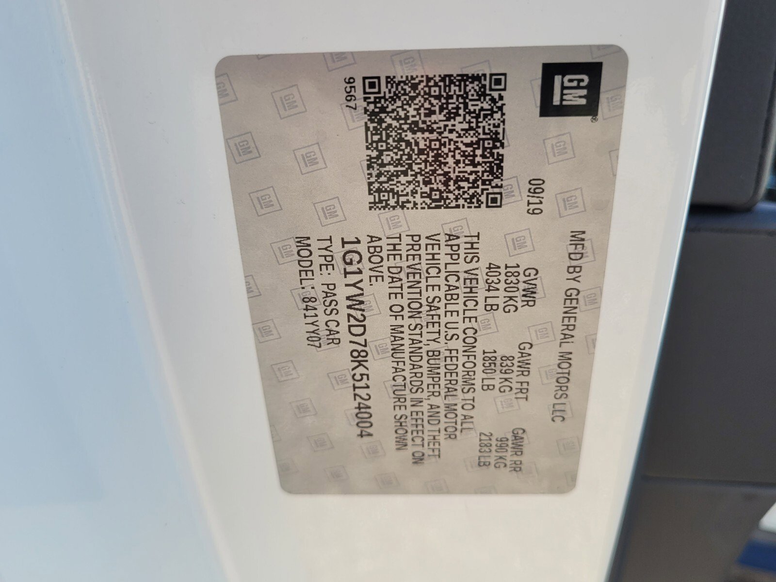 Used 2019 Chevrolet Corvette Grand Sport w/ Battery Protection Package image 17