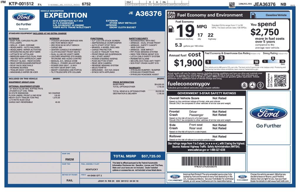 Used 2018 Ford Expedition XLT AWD/4WD image 32