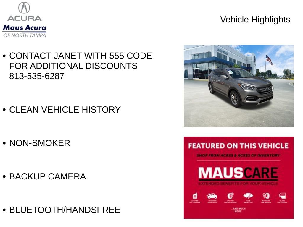 Used 2017 Hyundai Santa Fe Sport FWD image 8