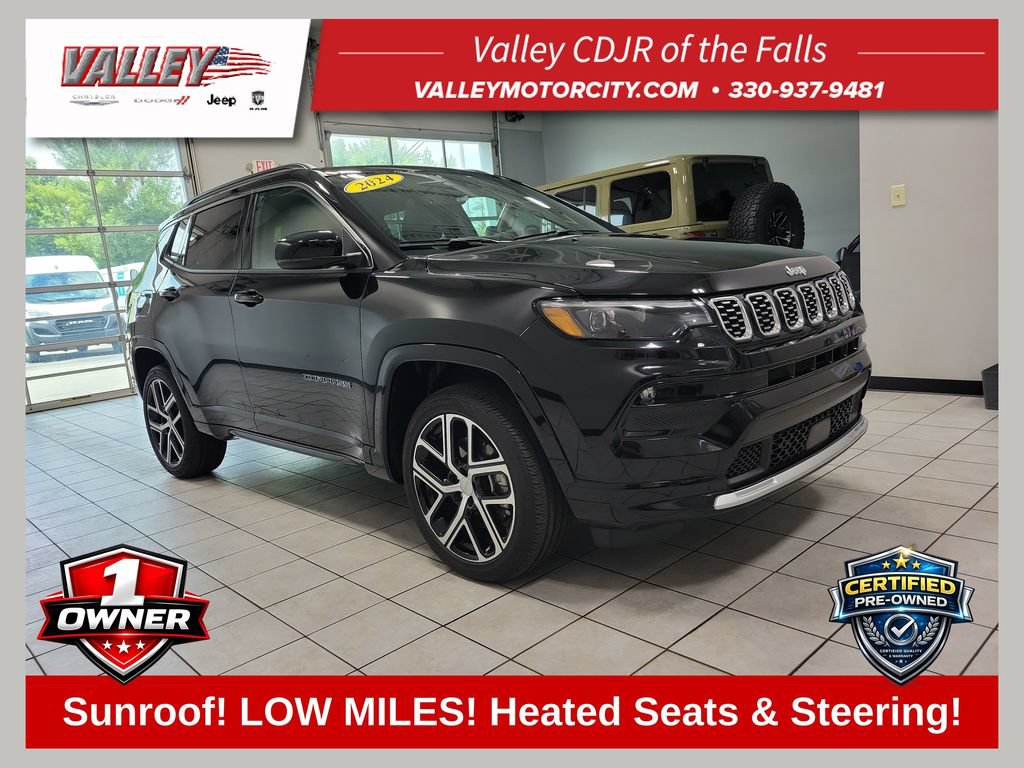 Certified 2024 Jeep Compass Limited w/ Elite Group AWD/4WD 360° Tour