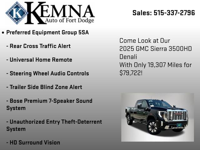 Used 2025 GMC Sierra 3500 Denali w/ Denali Reserve Package AWD/4WD image 31