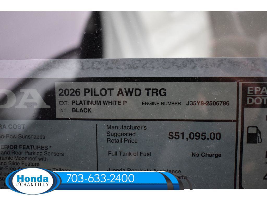 New 2026 Honda Pilot Touring image 40