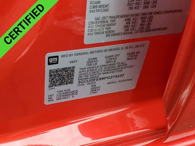 Certified 2023 Chevrolet Silverado 1500 LT Trail Boss w/ Convenience Package II image 35