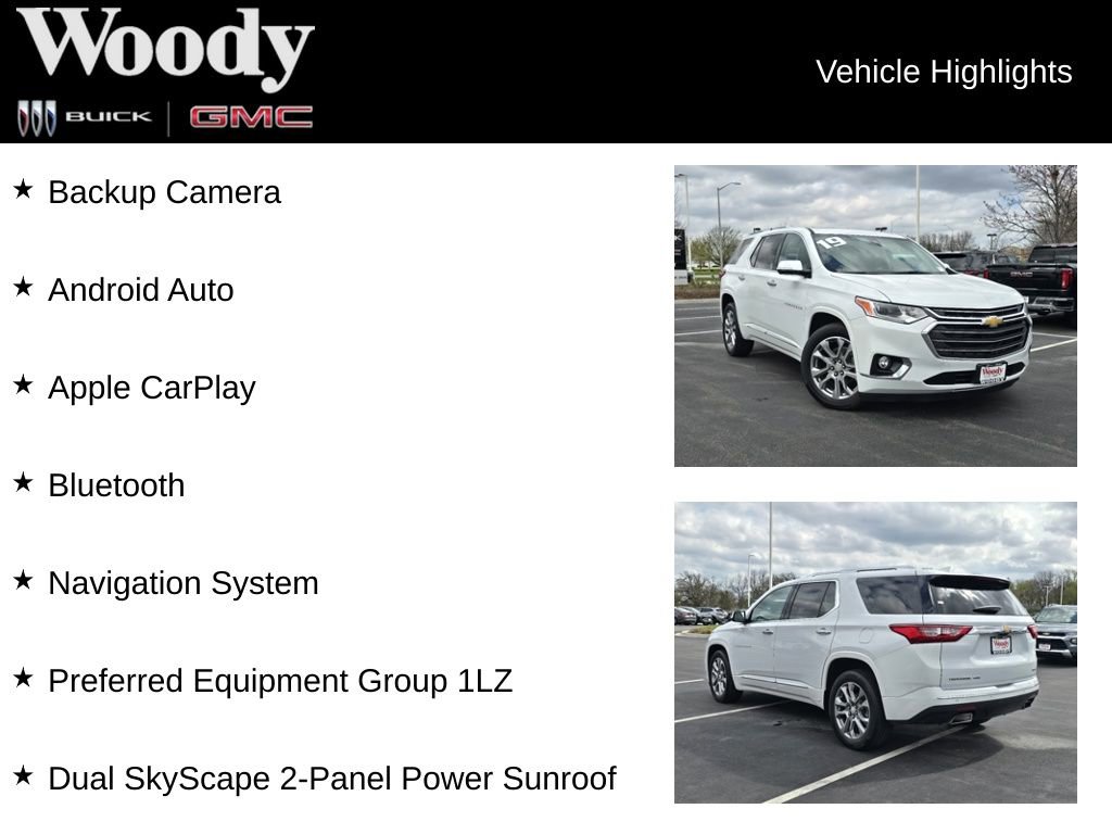 Used 2019 Chevrolet Traverse Premier image 3