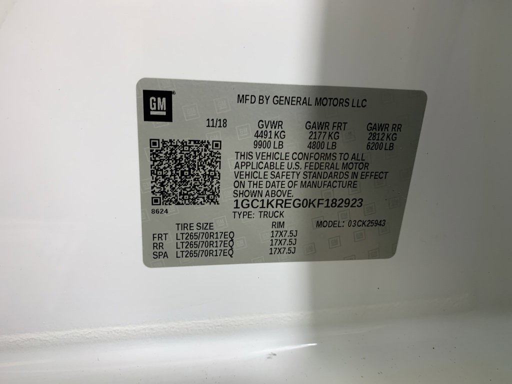 Used 2019 Chevrolet Silverado 2500 W/T AWD/4WD image 13