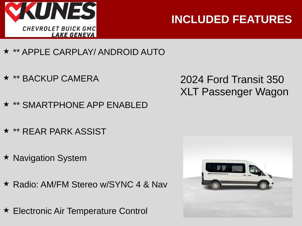 Used 2024 Ford Transit 350 XLT image 2