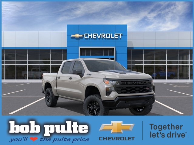 New 2026 Chevrolet Silverado 1500 Custom Trail Boss w/ Dark Appearance Package