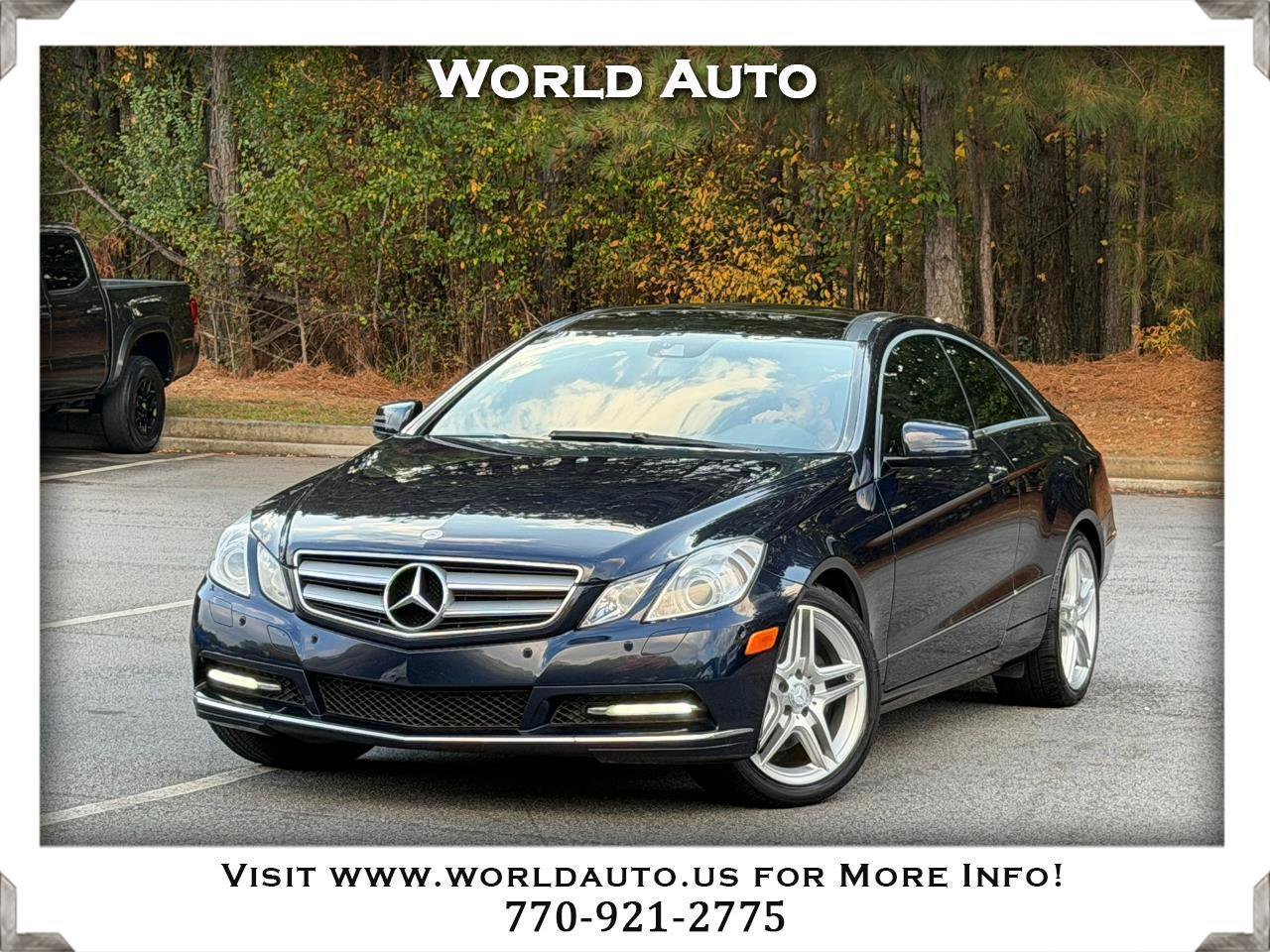 Used 2013 Mercedes-Benz E 350 Coupe w/ Premium 2 Pkg image 1