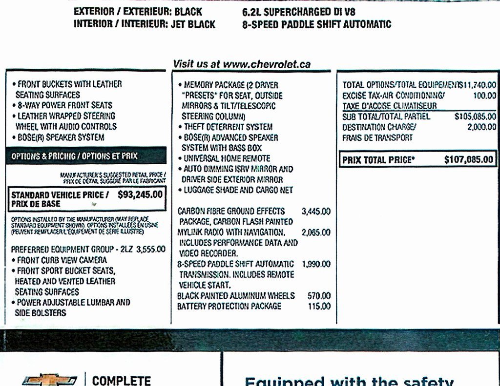 Used 2018 Chevrolet Corvette Z06 image 4