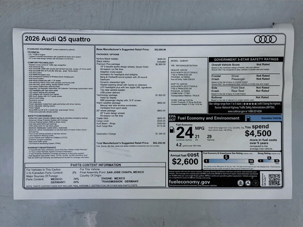 New 2026 Audi Q5 Premium AWD/4WD image 9
