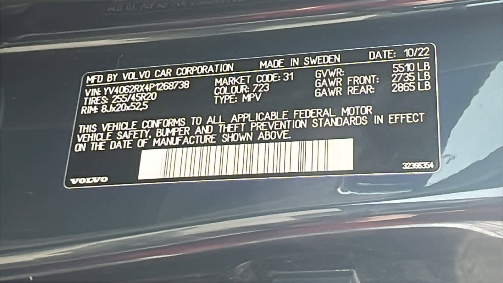 Used 2023 Volvo XC60 B6 Ultimate w/ Climate Package image 30