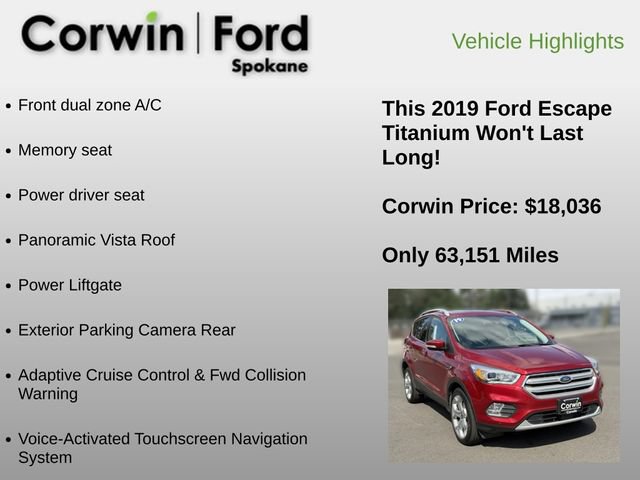 Used 2019 Ford Escape Titanium AWD/4WD image 12