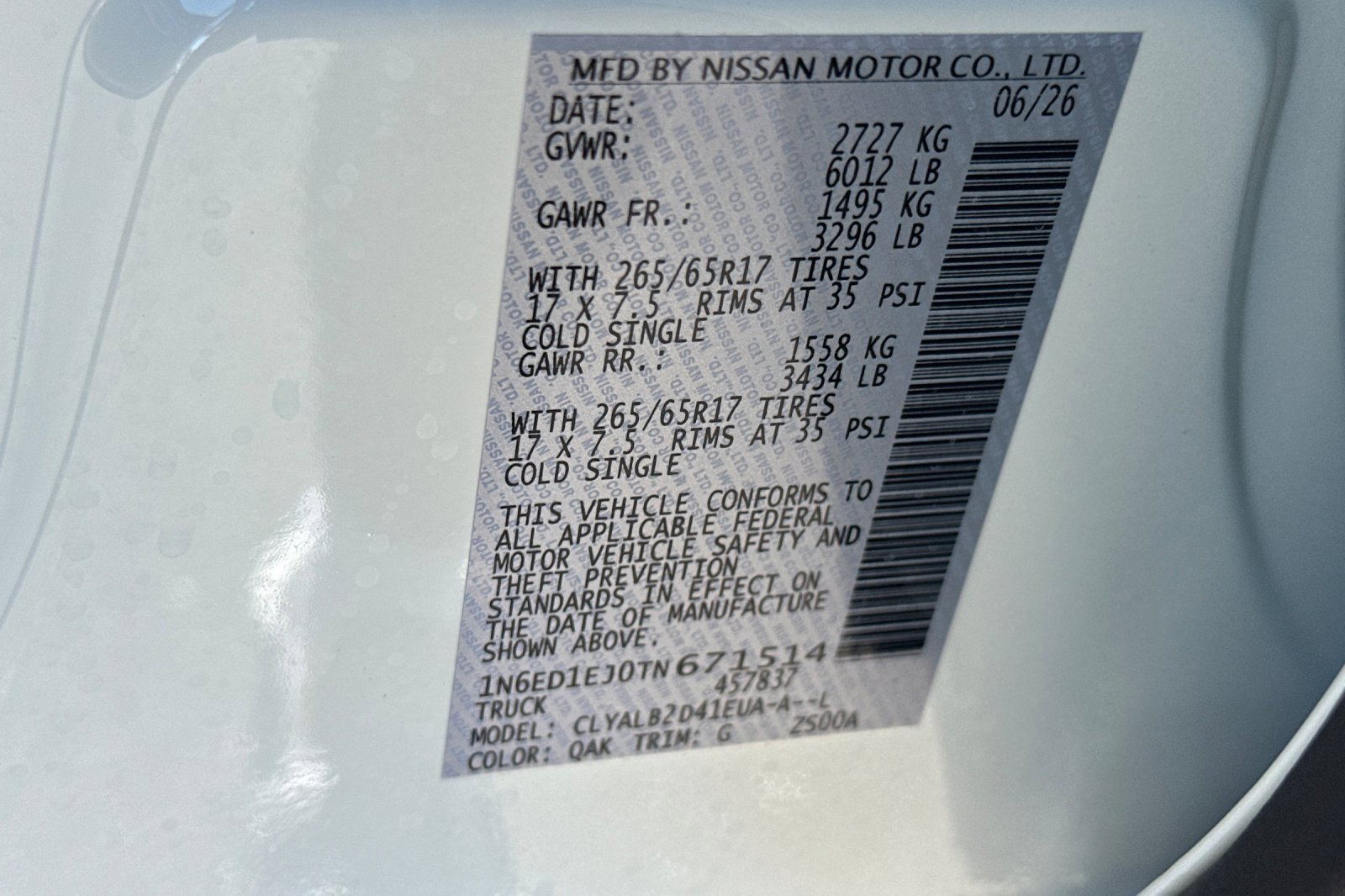 New 2026 Nissan Frontier SV w/ Tow Package RWD image 33