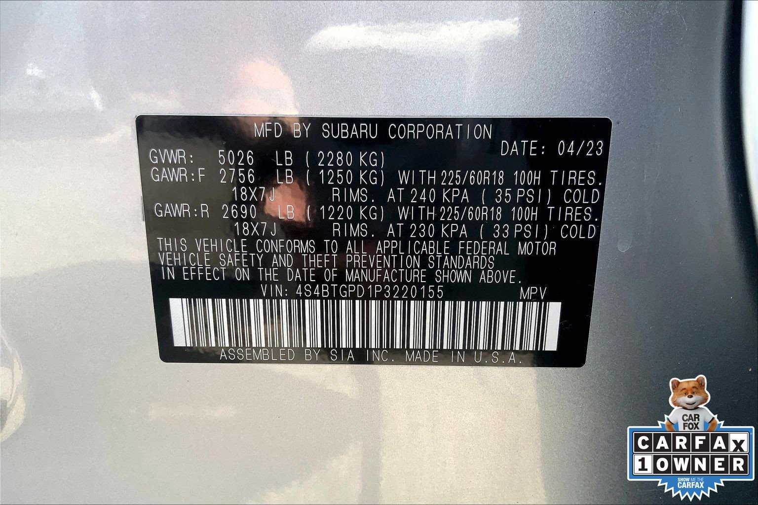 Certified 2023 Subaru Outback Touring XT AWD/4WD image 33