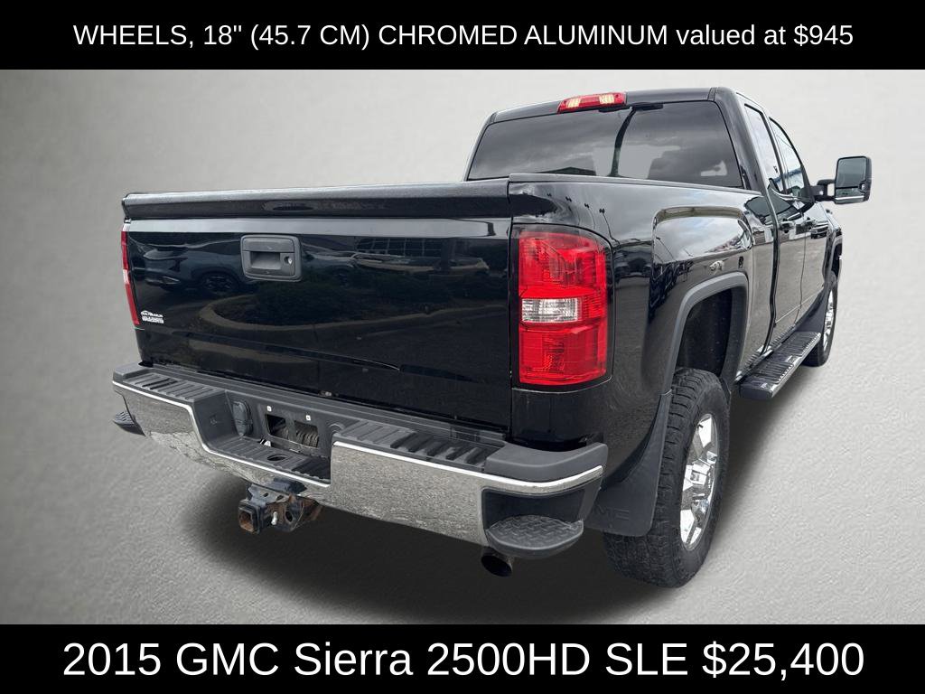 Used 2015 GMC Sierra 2500 SLE w/ SLE Preferred Package AWD/4WD image 3