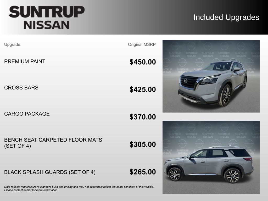 Used 2025 Nissan Pathfinder Platinum w/ Cargo Package image 2