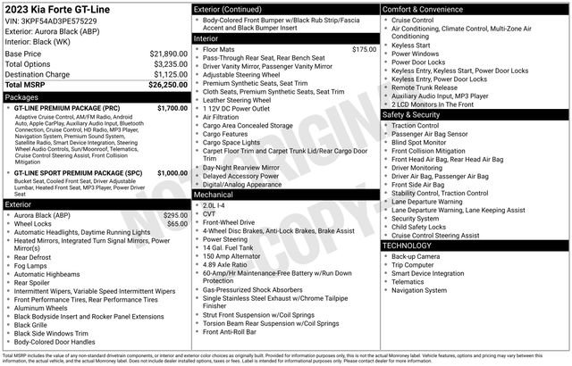 Used 2023 Kia Forte GT-Line w/ GT-Line Premium Package image 29