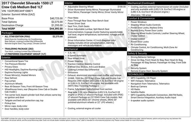 Used 2017 Chevrolet Silverado 1500 LT w/ All Star Edition RWD image 17