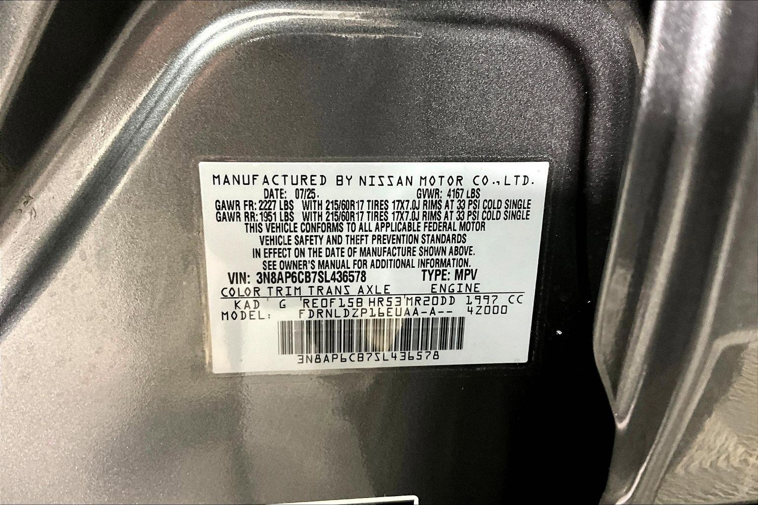 Certified 2025 Nissan Kicks SV w/ SV Premium Package image 20