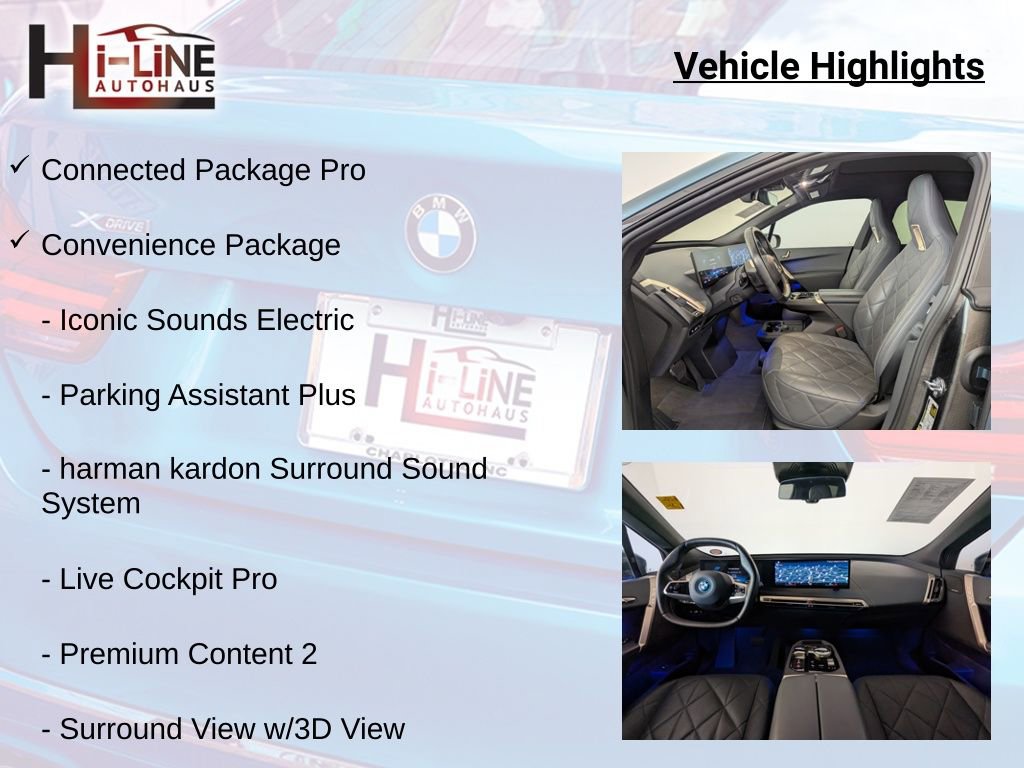 Used 2023 BMW iX xDrive50 w/ Convenience Package image 12