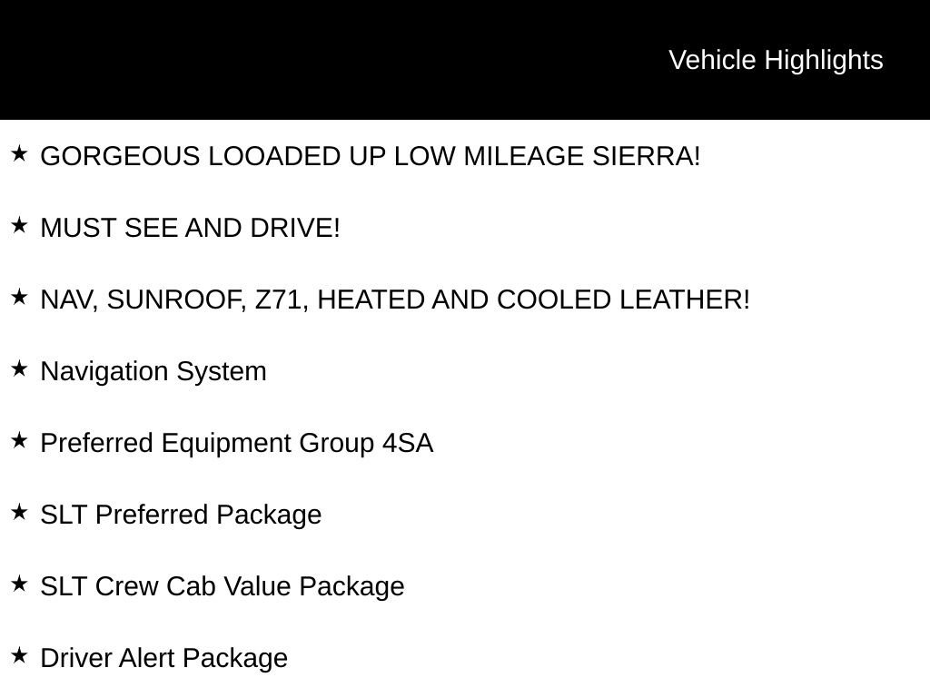 Used 2015 GMC Sierra 1500 SLT w/ SLT Crew Cab Value Package AWD/4WD image 5
