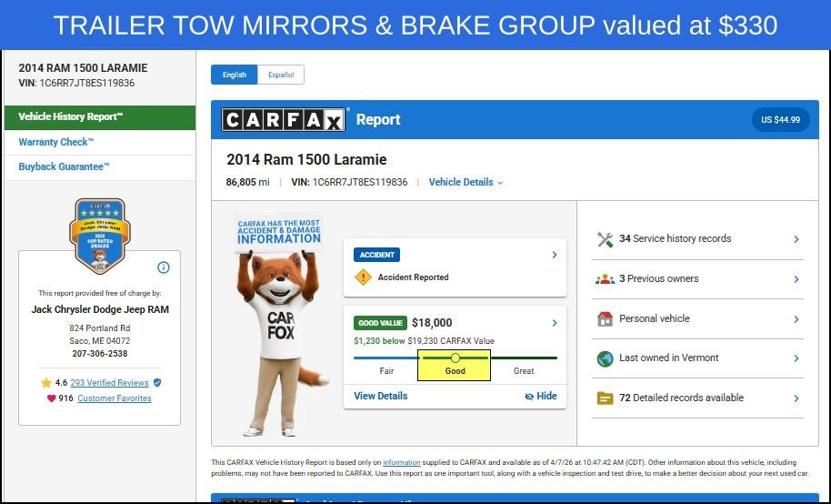 Used 2014 RAM 1500 Laramie AWD/4WD image 12