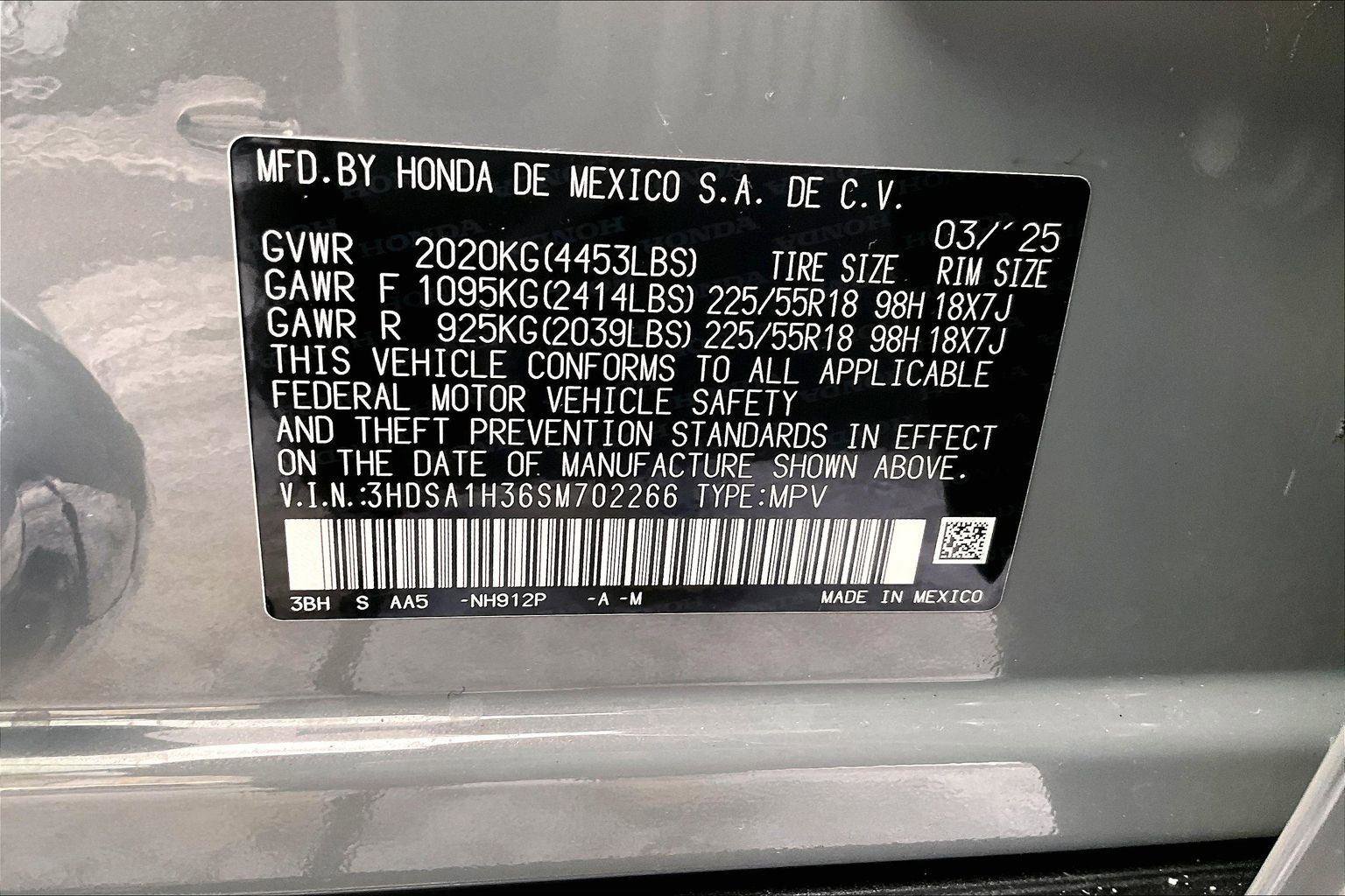 Certified 2025 Acura ADX FWD image 35