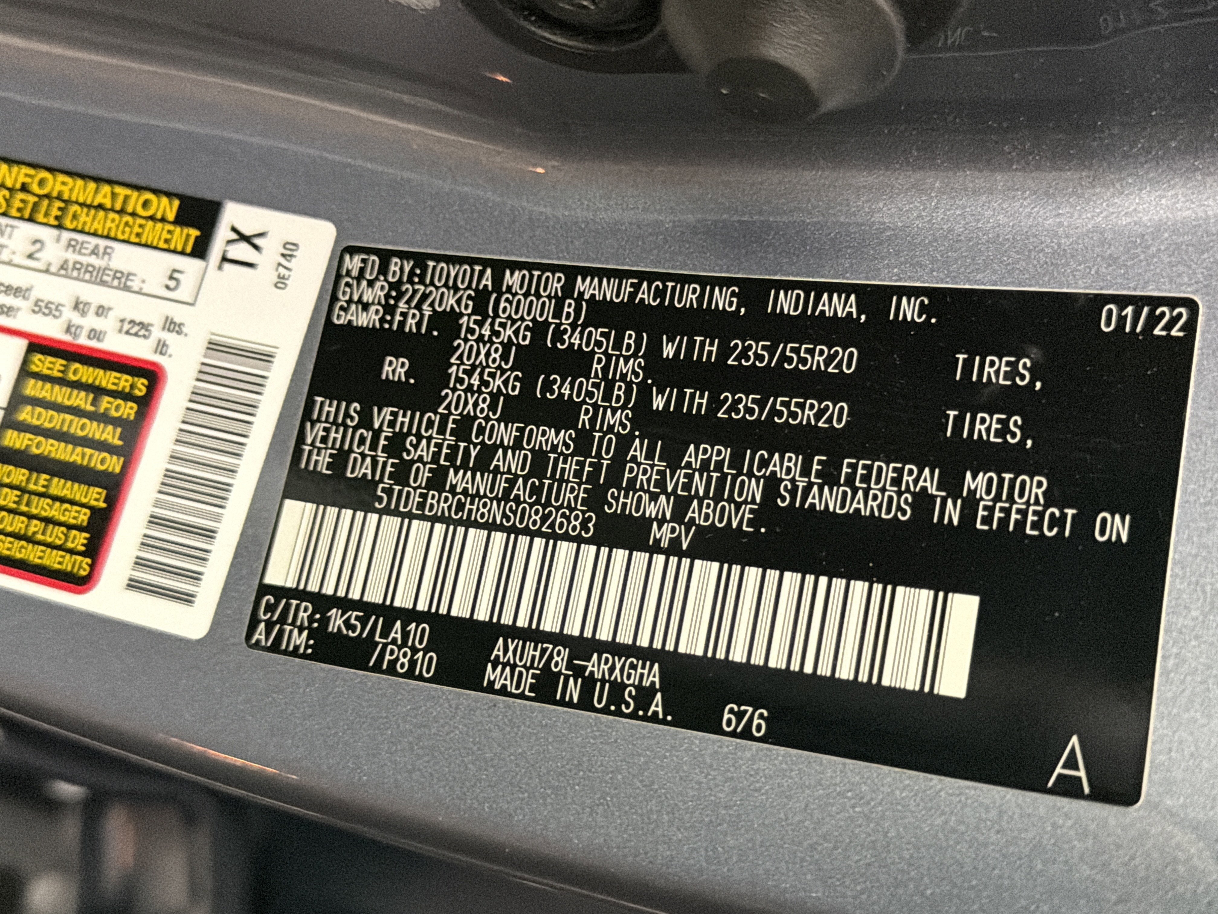 Used 2022 Toyota Highlander Platinum AWD/4WD image 33