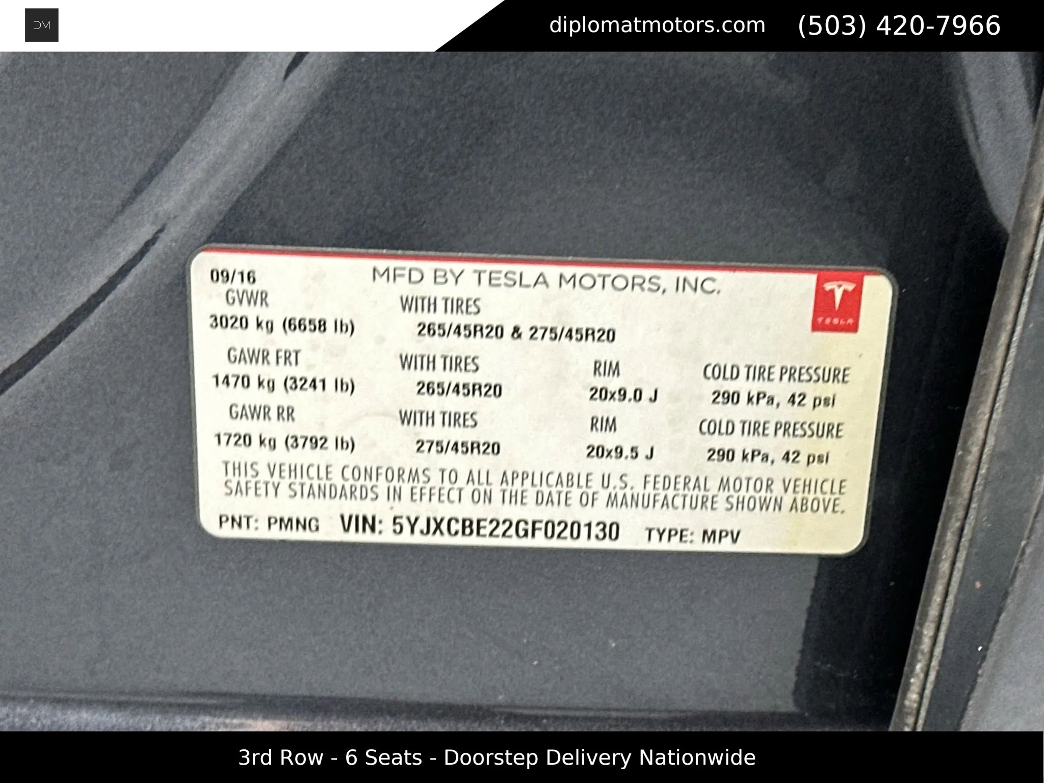 Used 2016 Tesla Model X 90D image 46