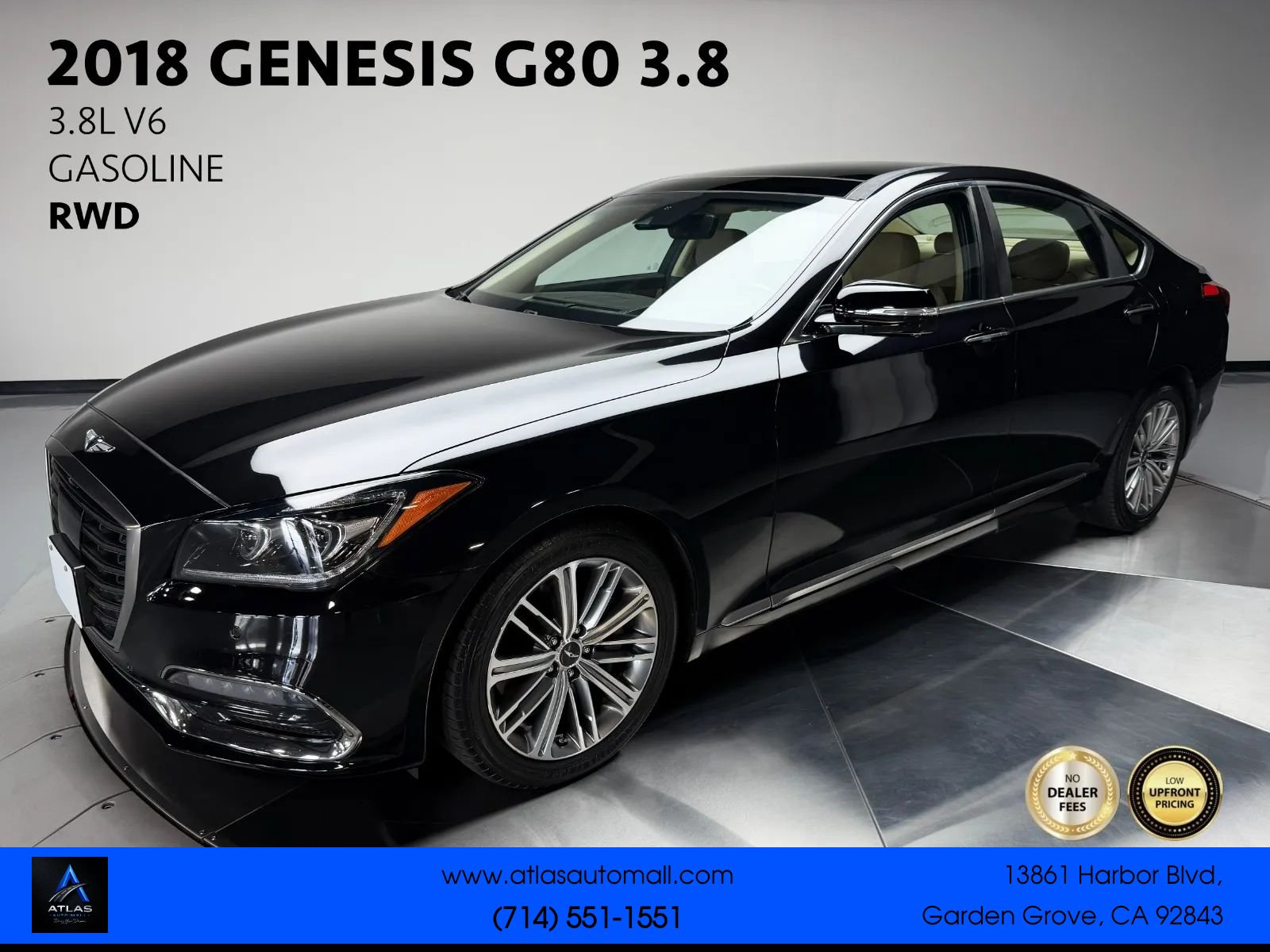 Used 2018 Genesis G80 3.8 w/ Option Group 03