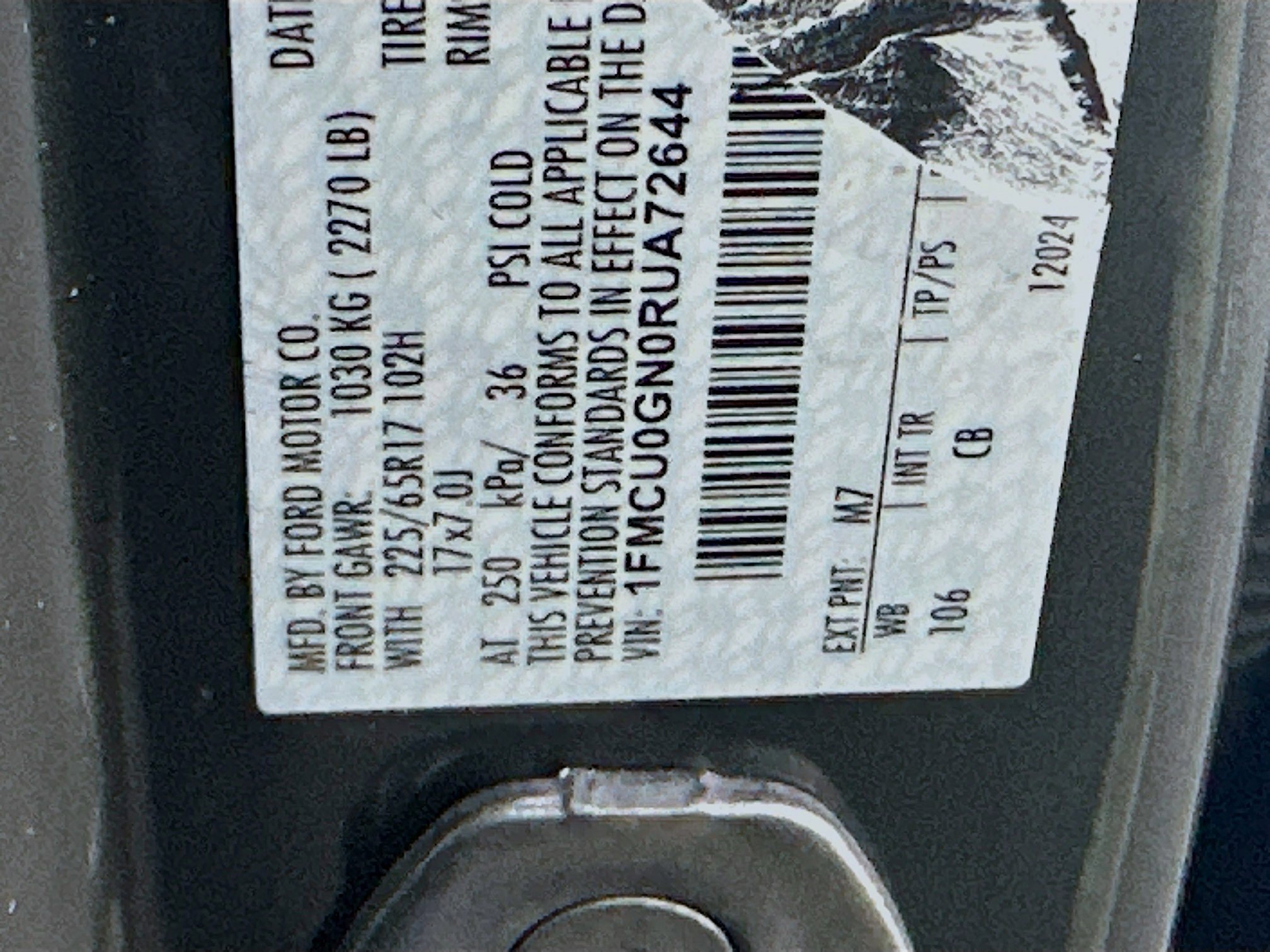 Used 2024 Ford Escape Active image 12