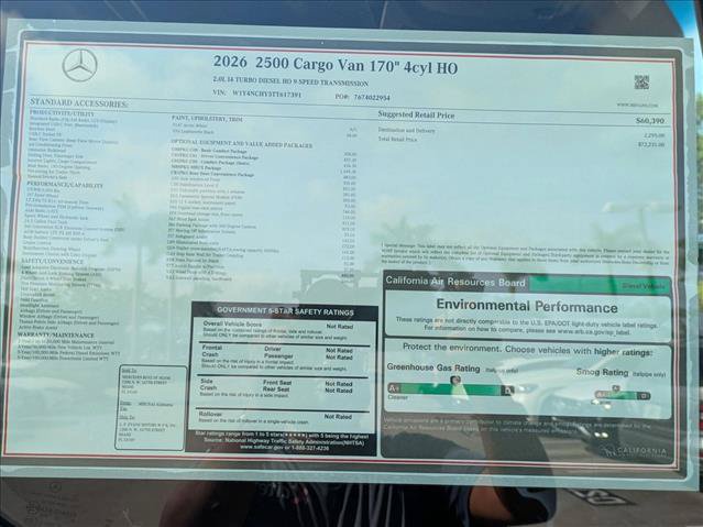 New 2026 Mercedes-Benz Sprinter 2500 image 16