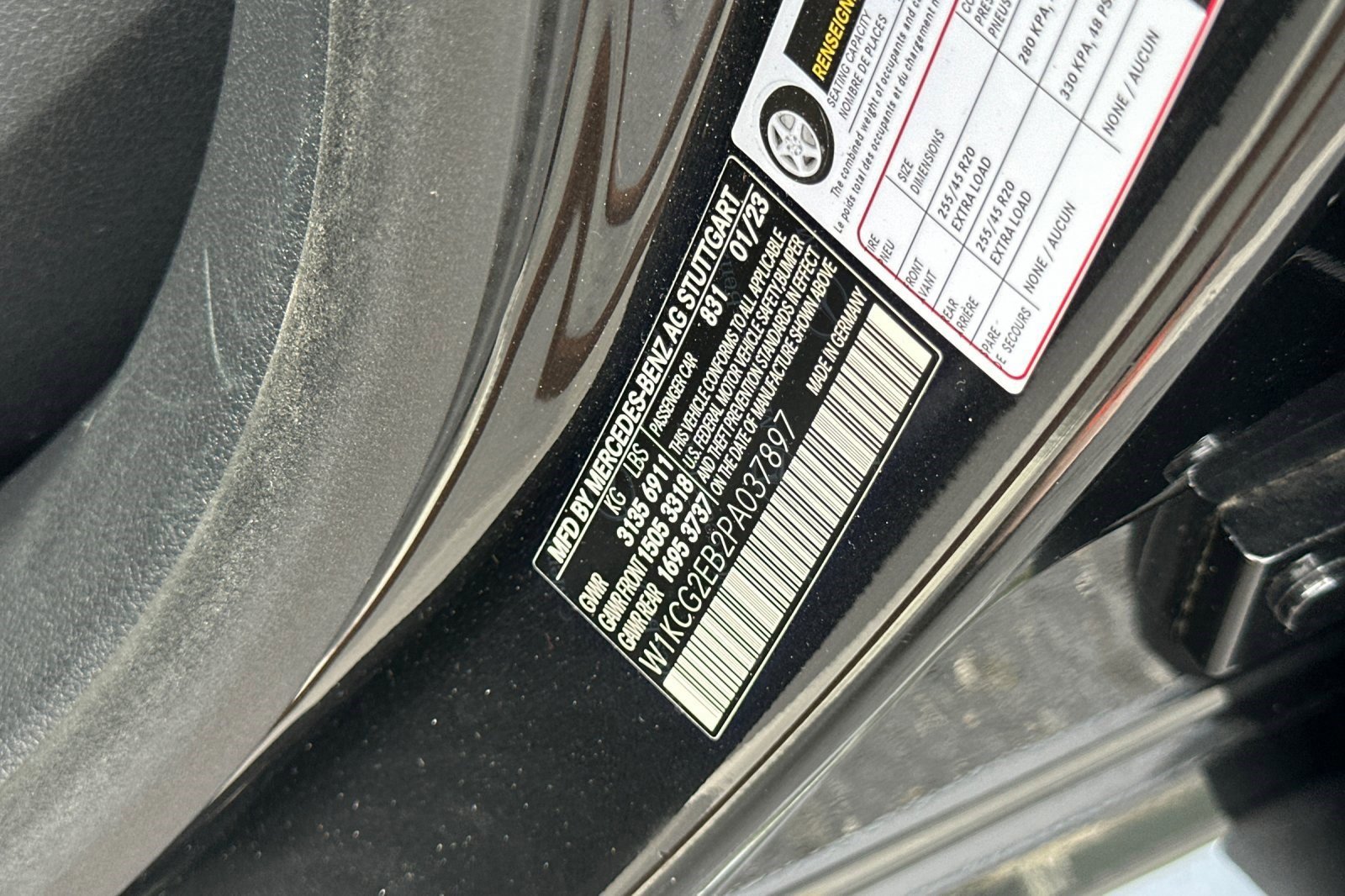 Certified 2023 Mercedes-Benz EQS 450+ 4MATIC Sedan image 37