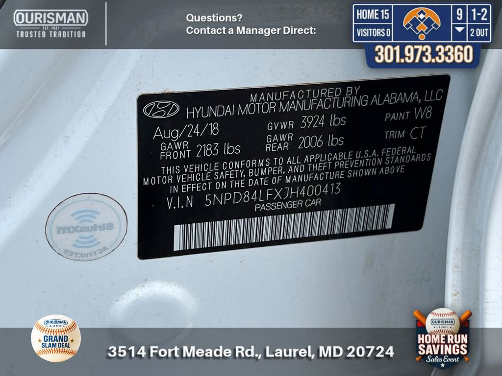 Used 2018 Hyundai Elantra SEL FWD image 27
