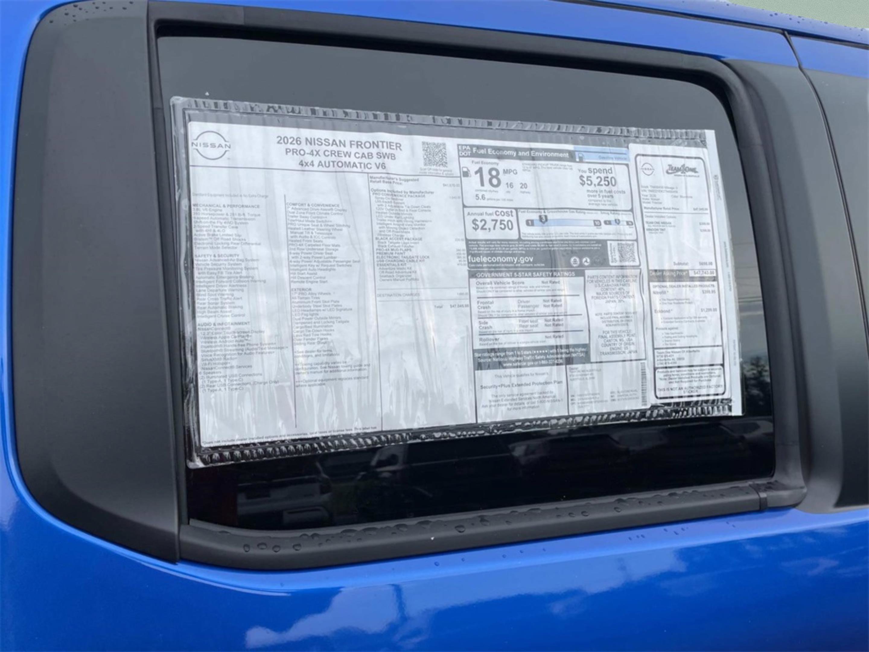 New 2026 Nissan Frontier PRO-4X image 24